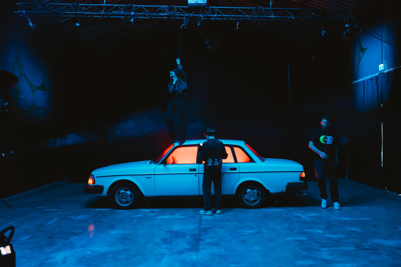 Préparation des projections pour Interlude