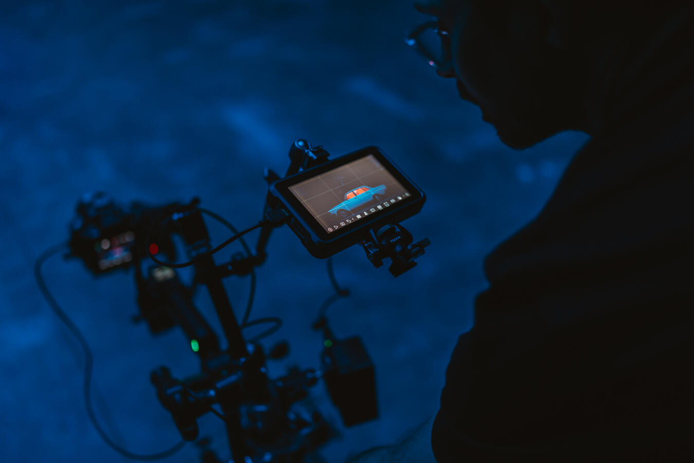 Disposition du plateau de tournage pour le clip Interlude